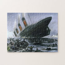 Sinking RMS Titanic Jigsaw Puzzle Sinking RMS Titanic Jigsaw Puzzle