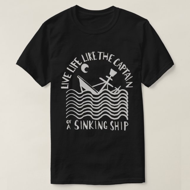 Sinking ship Tri-blend T-Shirt (Design Front)
