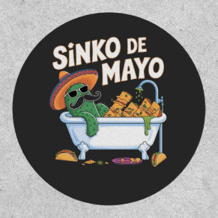 Sinko de Mayo Cinco De Mayo Cactus Funny  Patch