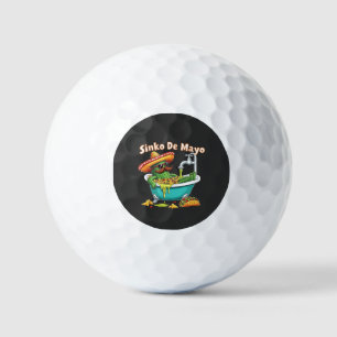 Sinko de Mayo"Funny Cinco de Mayo Cactus  Golf Balls