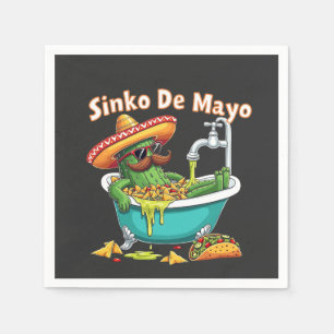 Sinko de Mayo"Funny Cinco de Mayo Cactus  Napkins