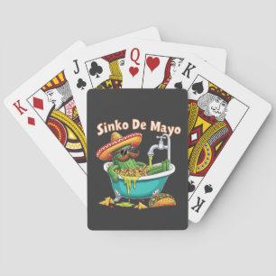 Sinko de Mayo"Funny Cinco de Mayo Cactus Poker Cards