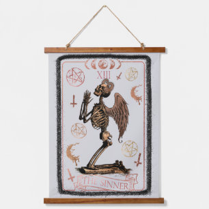 Sinner Tarot Card Hanging Tapestry