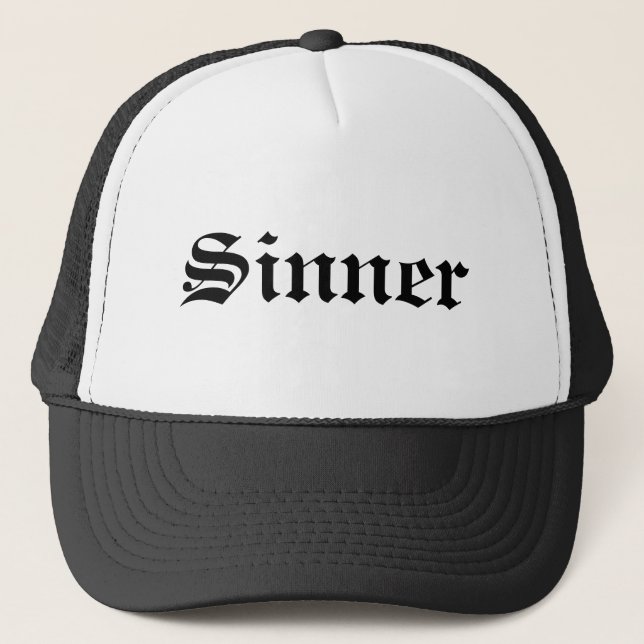 Sinner Trucker Hat (Front)