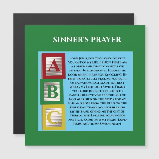 SINNERS PRAYER (Front/Back)