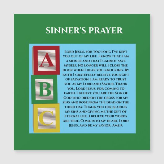 SINNERS PRAYER (Front)