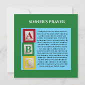 SINNERS PRAYER (Front)