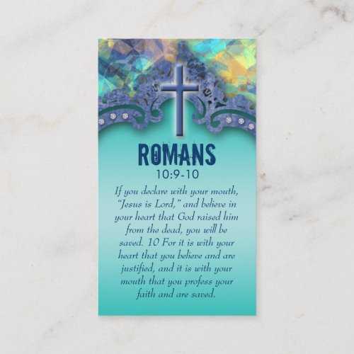 Sinners Prayer Business Card