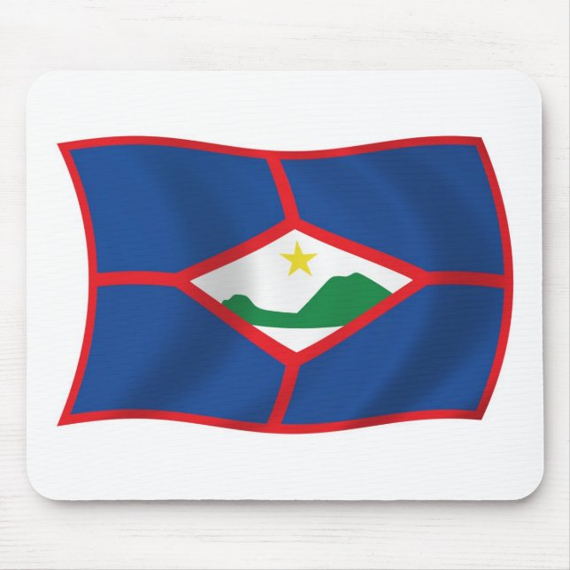 Sint Eustatius Flag Mousepad (Front)