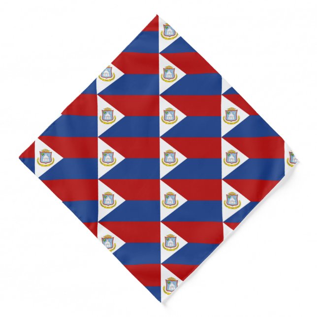 Sint Maarten Flag Bandana (Front)
