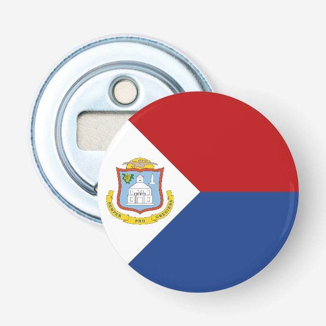 Sint Maarten Flag Bottle Opener (Front)