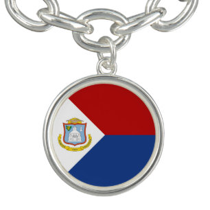 Sint Maarten Flag Bracelet