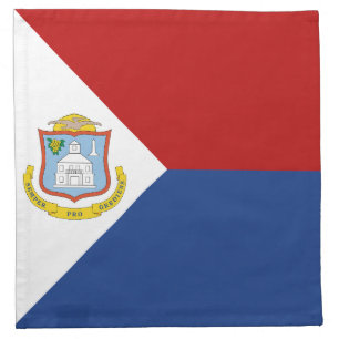 Sint Maarten Flag Cloth Napkin