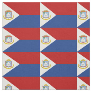 Sint Maarten Flag Fabric