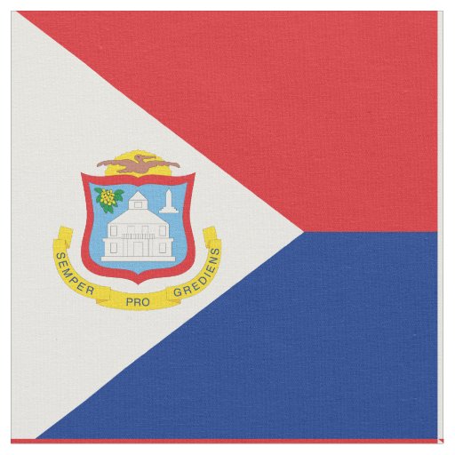 Sint Maarten flag Fabric