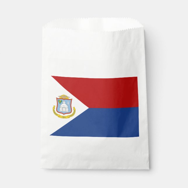 Sint Maarten Flag Favor Bag (Front)