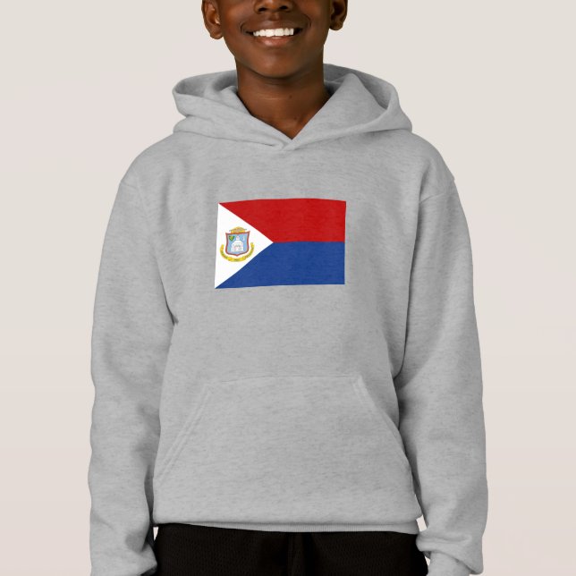 Sint Maarten Flag Hoodie (Front)