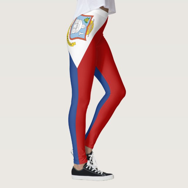 Sint Maarten Flag Leggings (Right)