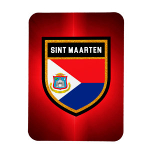 Sint Maarten Flag Magnet