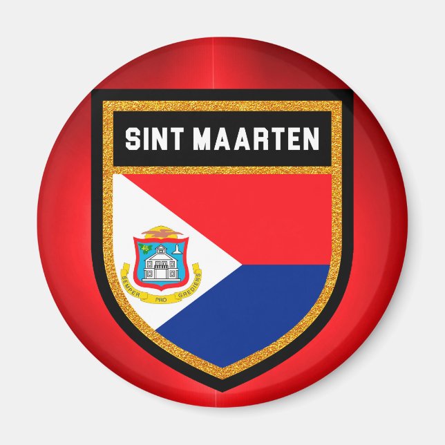 Sint Maarten Flag Magnet (Front)