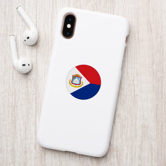 Sint Maarten flag Patch (On Phone Back)