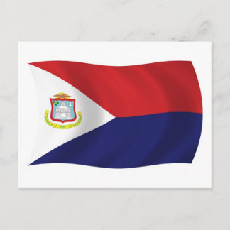 Sint Maarten Flag Postcard