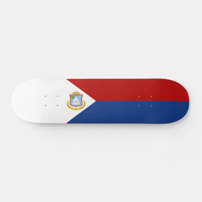 Sint Maarten Flag Skateboard (Horz)