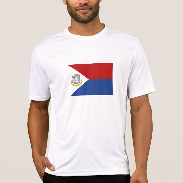 Sint Maarten Flag T-Shirt (Front)
