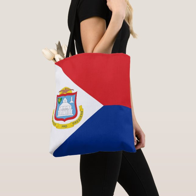 Sint Maarten flag Tote Bag (Close Up)