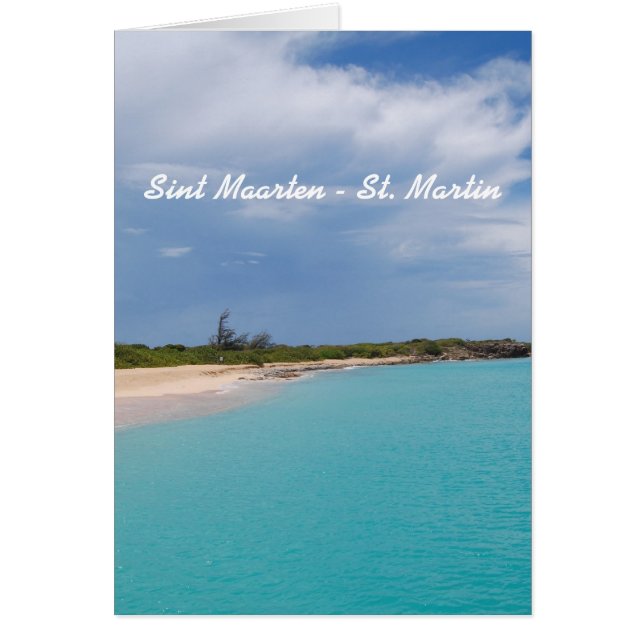 Sint Maarten - St. Martin Beach Scene Cards (Front)