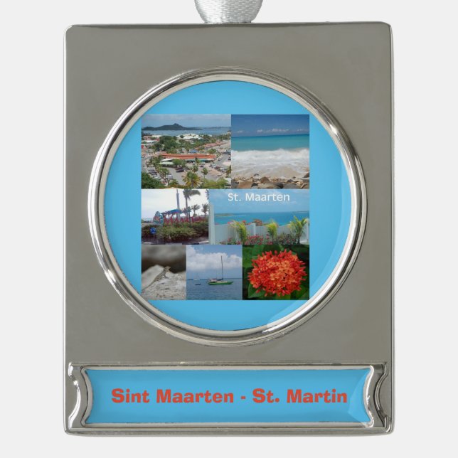 Sint Maarten - St. Martin  Ceramic Ornament (Front)