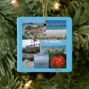 Sint Maarten - St. Martin Ceramic Ornament