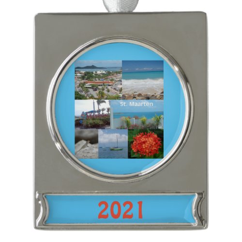 Sint Maarten - St. Martin  Ceramic Ornament