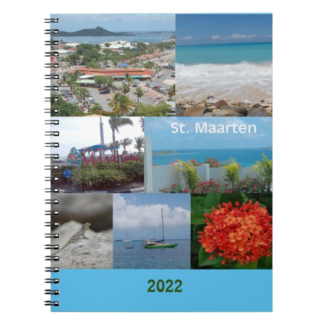 Sint Maarten - St. Martin  Notebook (Front)