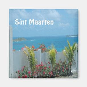 Sint Maarten - St. Martin Ocean Blue Seascape Magnet