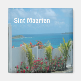 Sint Maarten - St. Martin Ocean Blue Seascape Magnet