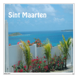Sint Maarten - St. Martin Seascape Wall Sticker