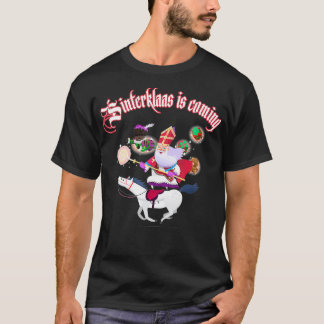 Sinterklaas Christmas outfit zwart piet gift T-Shirt