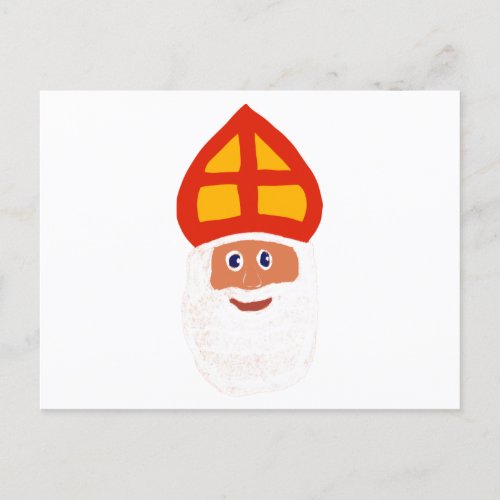 Sinterklaas kaartje met eigen tekst aanpasbaar postcard
