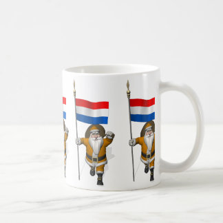 Sinterklaas With Ensign Of The Netherlands Coffee Mug