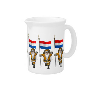 Sinterklaas With Ensign Of The Netherlands Pitcher