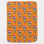 Sinterklaas With Flag Of The Netherlands Swaddle Blanket at Zazzle