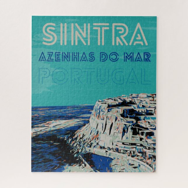 Sintra gift Portugal, Azenhas do Mar Jigsaw Puzzle (Vertical)