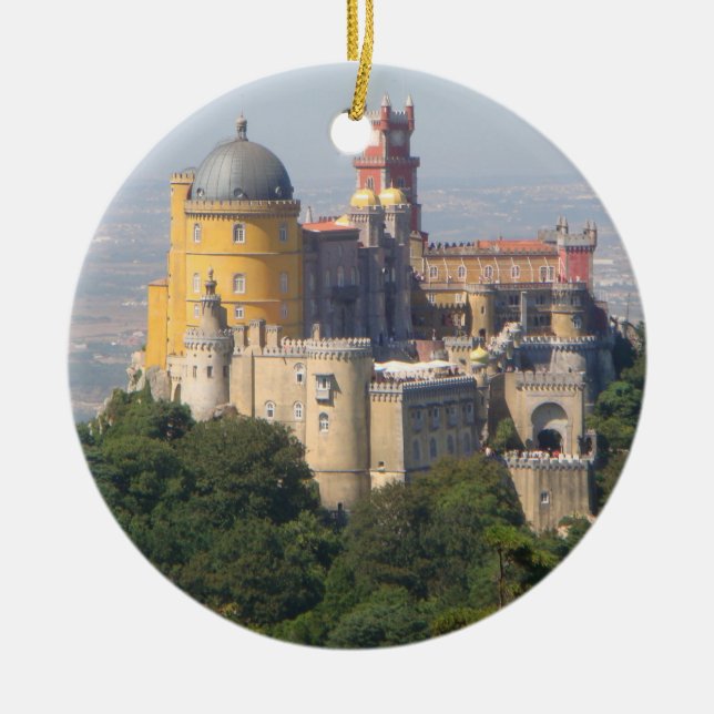 Sintra Pena Circle Ornament (Front)