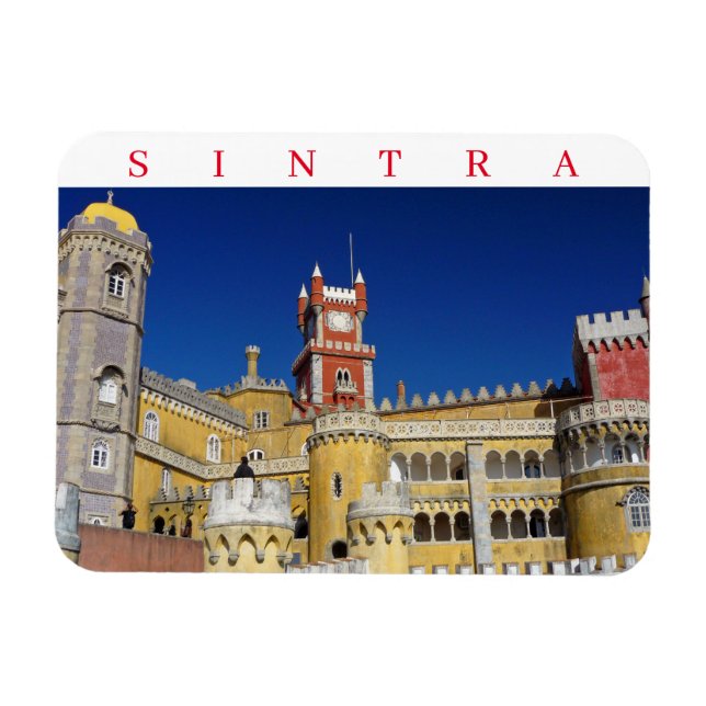 Sintra Pena Palace fridge magnet (Horizontal)