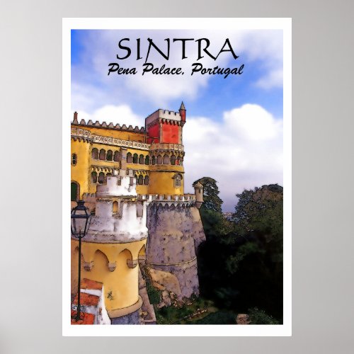 SINTRA Pena Palace photo poster