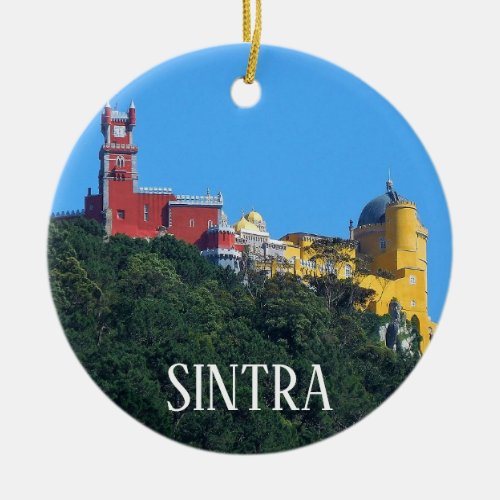 Sintra Portugal Christmas Ornament