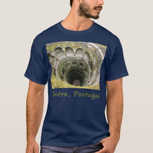 Sintra Portugal Masonic Initiation Well Quinta T_Shirt