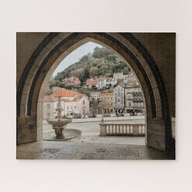 Sintra Portugal Romantic Cityscape Jigsaw Puzzle (Horizontal)