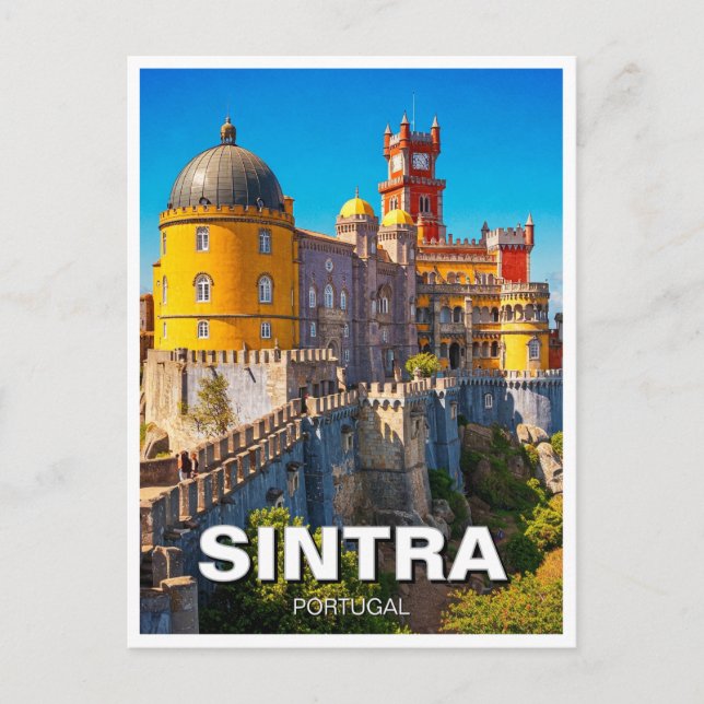 Sintra Portugal Travel Postcard (Front)